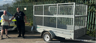 The Paxton trailer has been returned to its owner following a public appeal