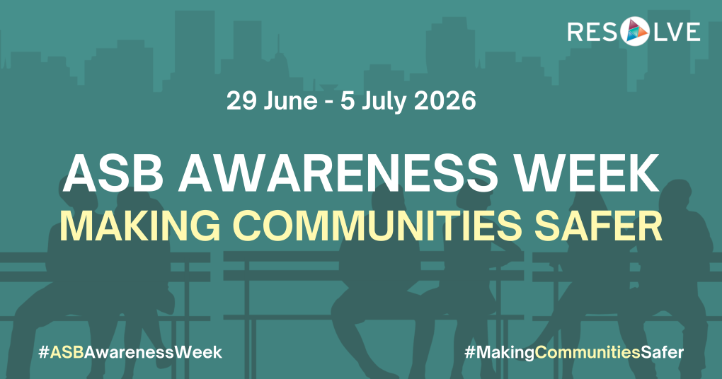 A graphic for ASB Awareness Week - Making Communities Safer